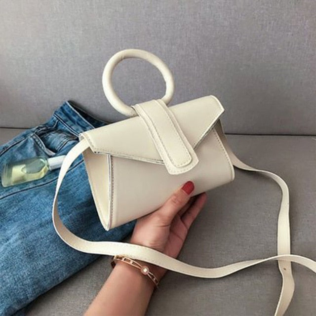 Mini Smart Elegant Brand Designer Round Handle Crossbody Bag