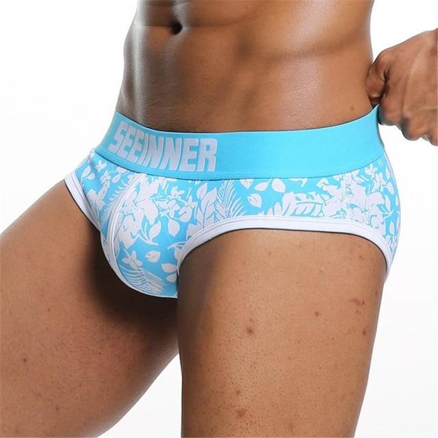 briefs Cotton Striped Sexy men briefs slips Male panties Underwear