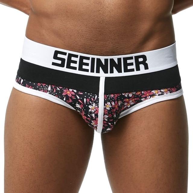 briefs Cotton Striped Sexy men briefs slips Male panties Underwear