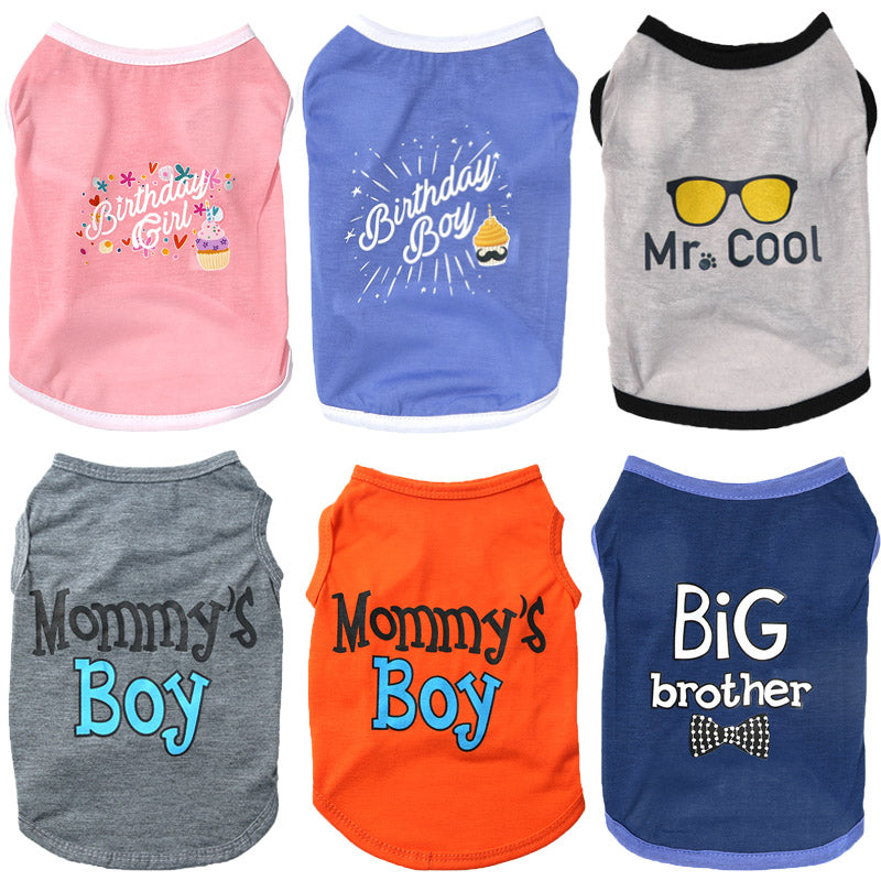 Cotton Dog Vest Shirt