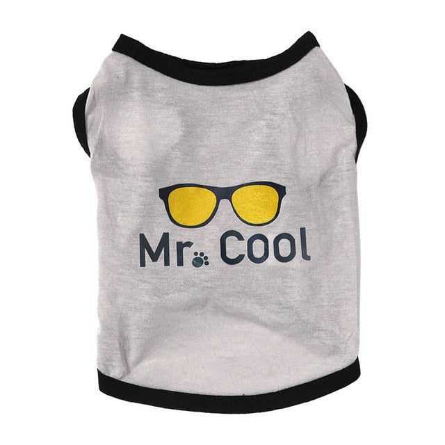 Cotton Dog Vest Shirt