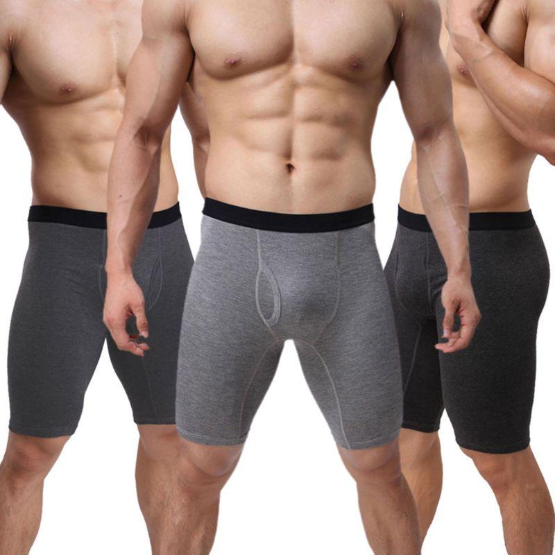 Men's Plus Size Quick Dry Athletic Compression Shorts Mid-Rise Breathable Cotton Sport