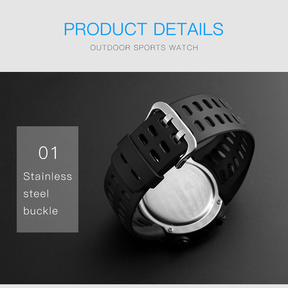 Fashion Sport Watch Men Clock Multifunction Alarm Chrono 5Bar Waterproof Digital Watch