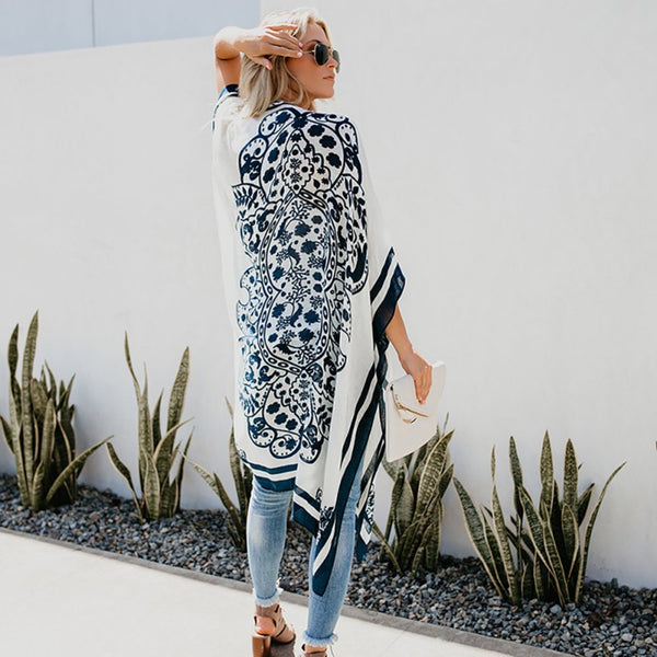 Digital Print Long Style  Summer Fashion