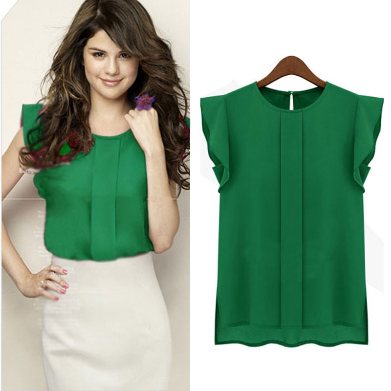 Elegant Blouse Office Lady Top
