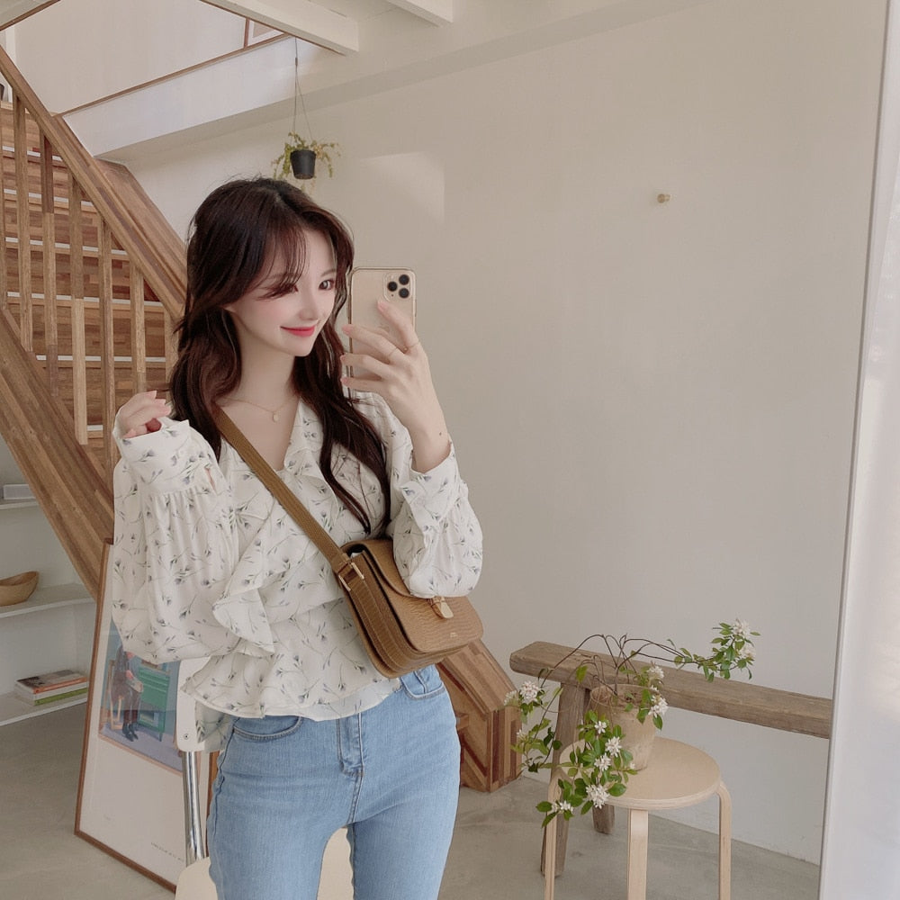 Vintage print Tops
