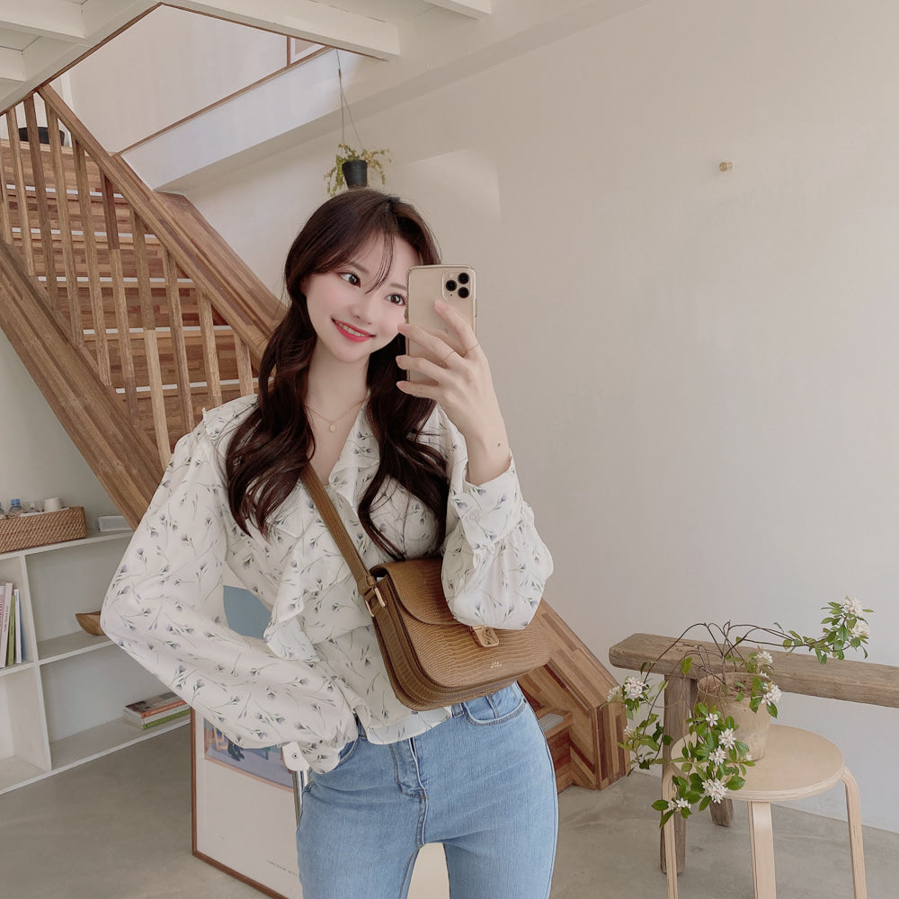 Vintage print Tops