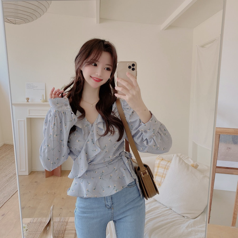 Vintage print Tops