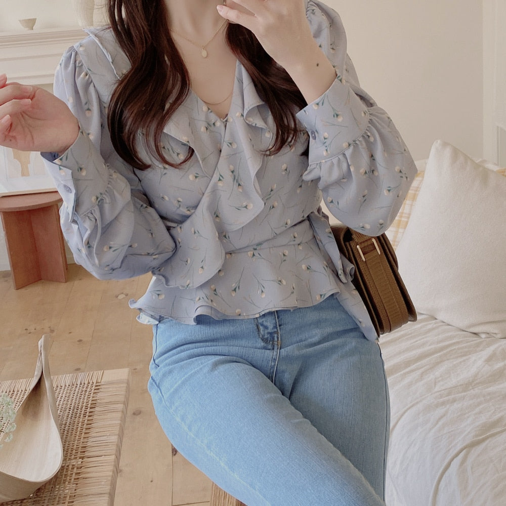 Vintage print Tops