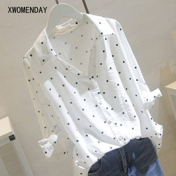 Linen Blouse Fashion Tops Korean Blouses