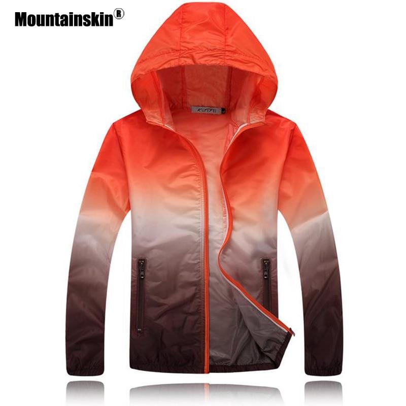 Mountainskin Ultra-Light Skin Jackets Thin Spring Quick Dry Jacket Windbreaker Outerwear