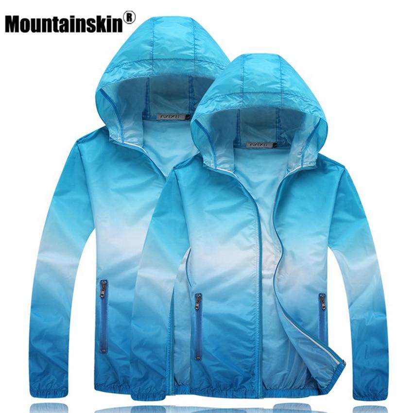 Mountainskin Ultra-Light Skin Jackets Thin Spring Quick Dry Jacket Windbreaker Outerwear