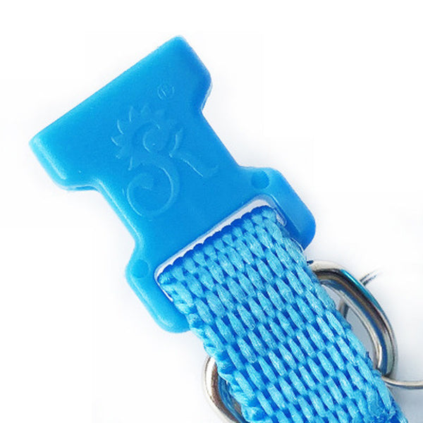 Adjustable Pet Collar Puppy And Cat Nylon Leash Necklace With Bells And Bow Design