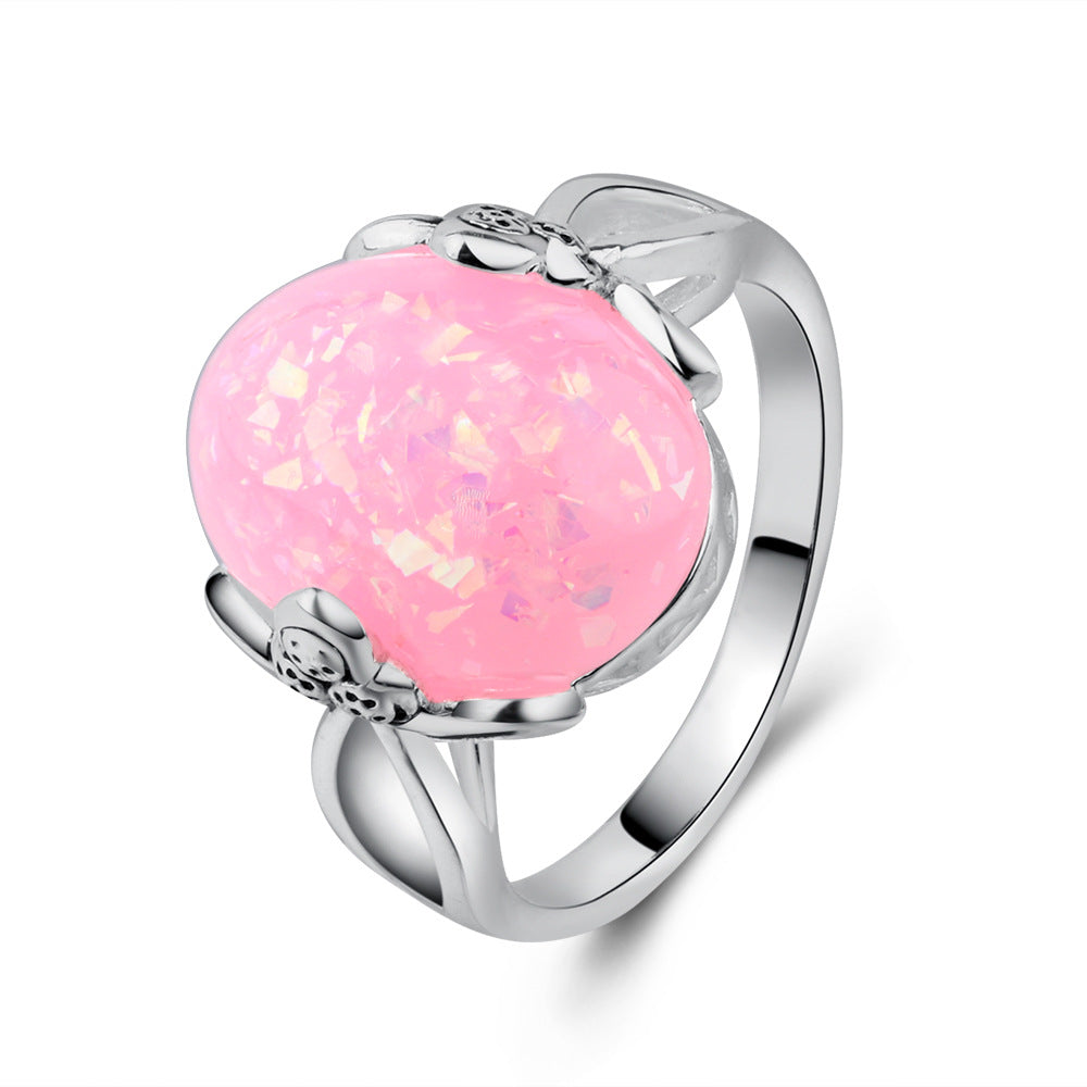 Vintage Opal  Stylish Finger Big Stone Jewelry