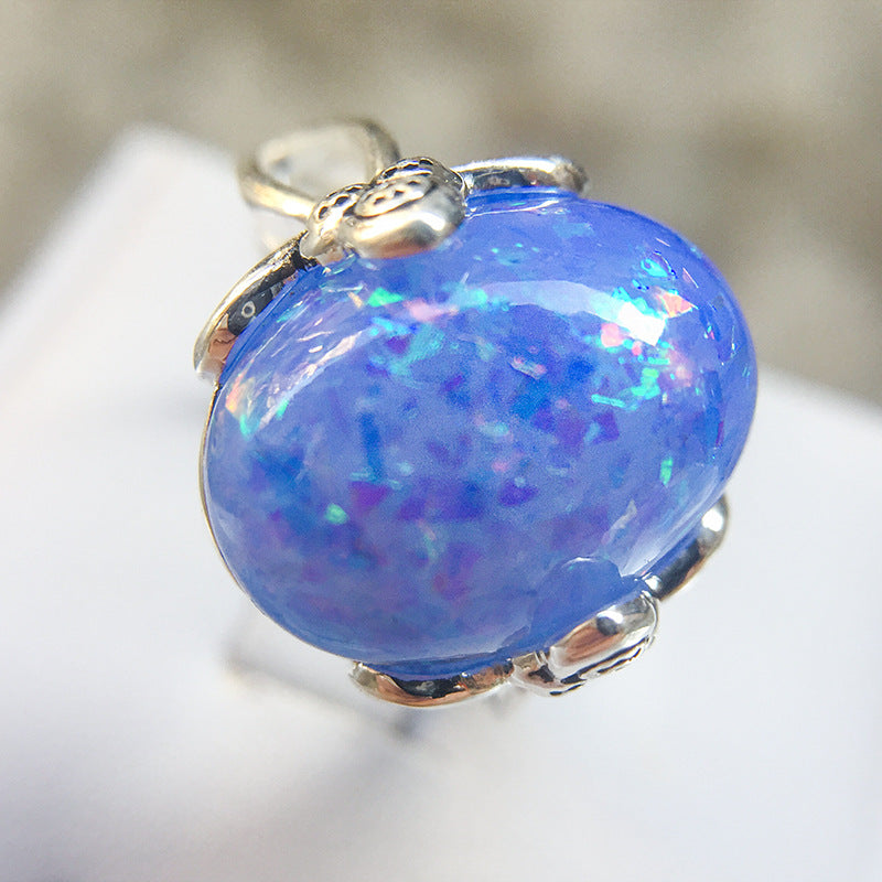 Vintage Opal  Stylish Finger Big Stone Jewelry
