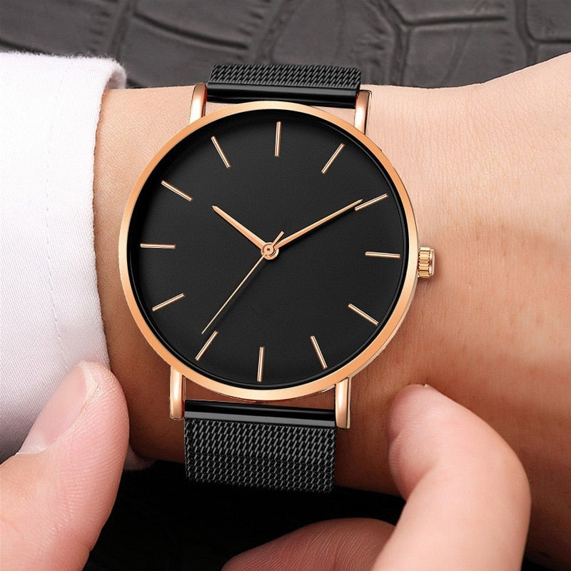 Classic Quartz Wrist Watch For Men