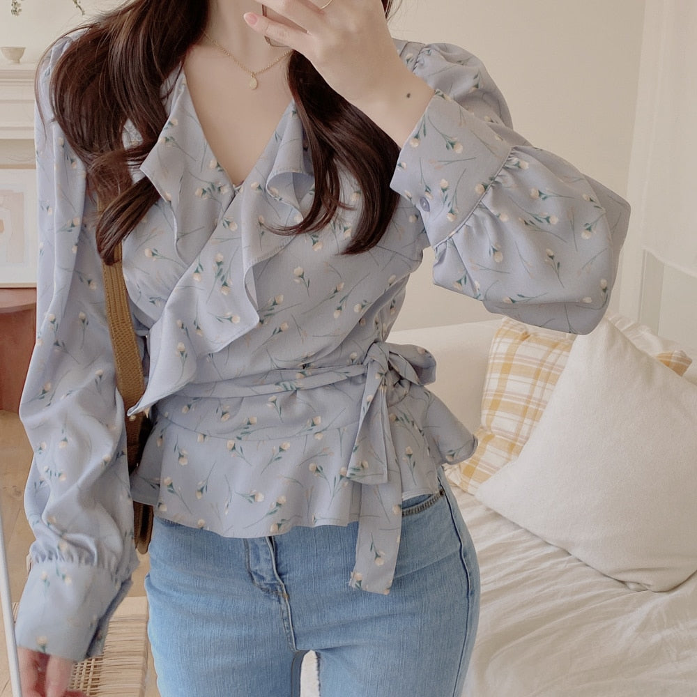 Vintage print Tops