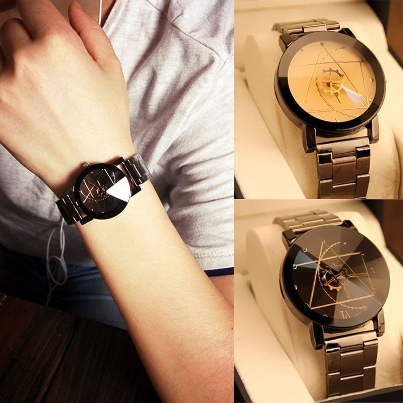 Luxury Watch Fashion Stainless Steel Watch for Man Quartz Analog Wrist Watch