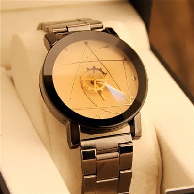 Luxury Watch Fashion Stainless Steel Watch for Man Quartz Analog Wrist Watch