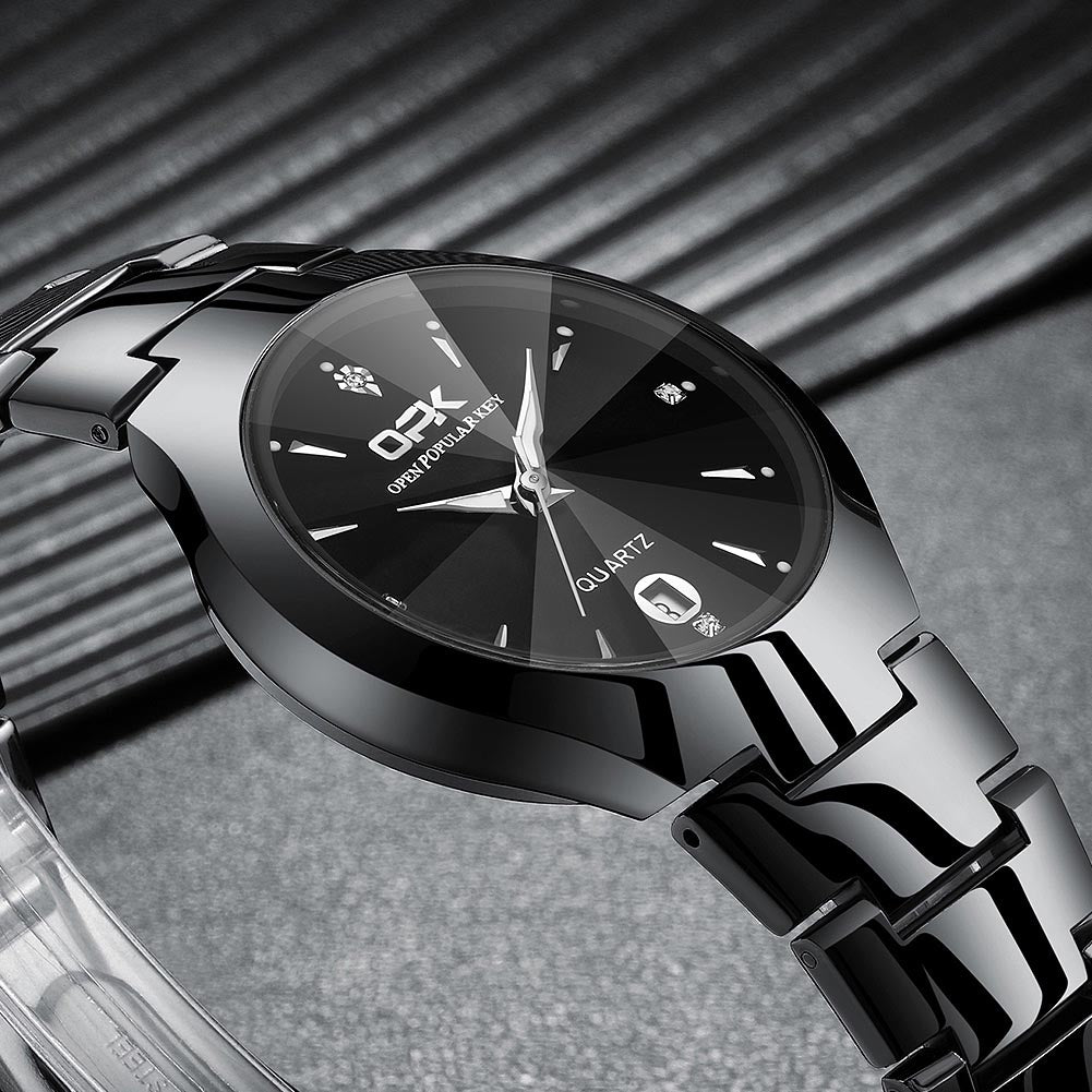 Luxury Dress Wristwatches Waterproof Luminous Auto Date