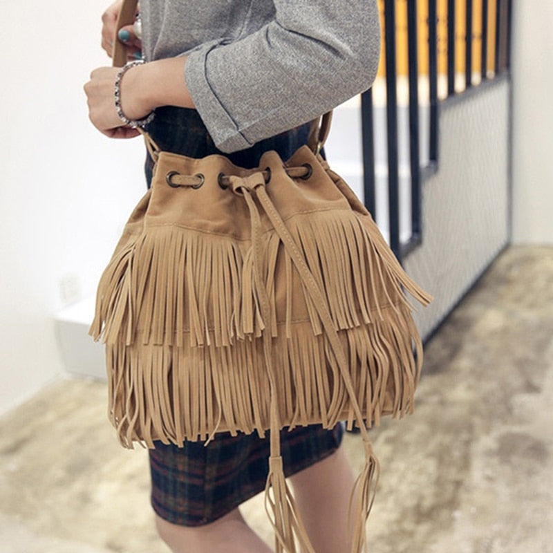 Tassel Shoulder Handbags