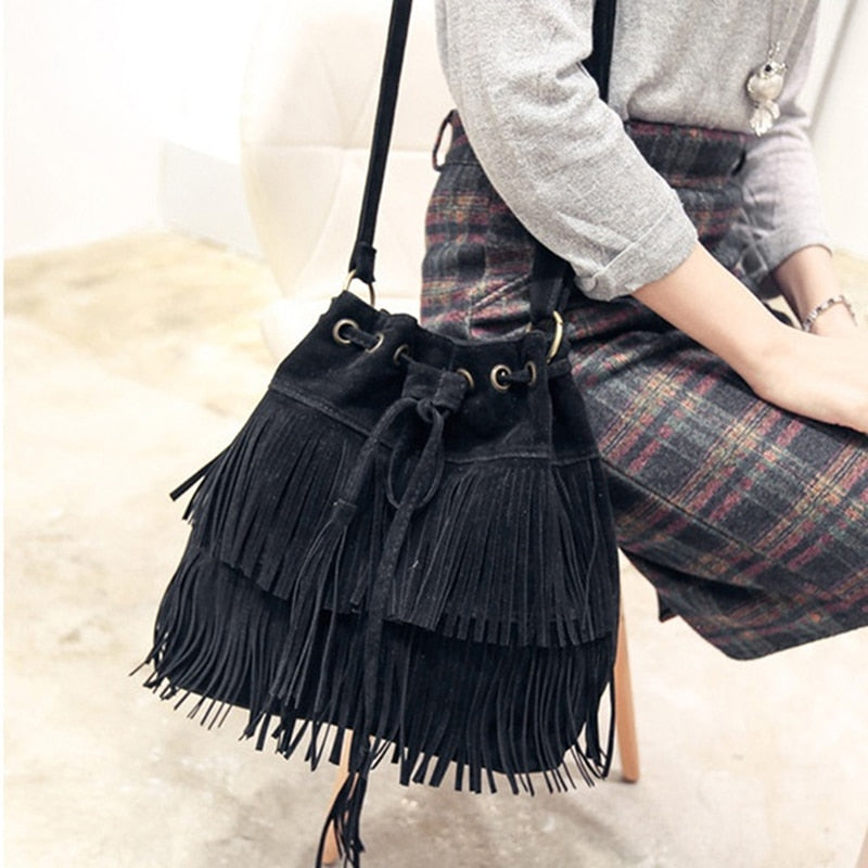 Tassel Shoulder Handbags