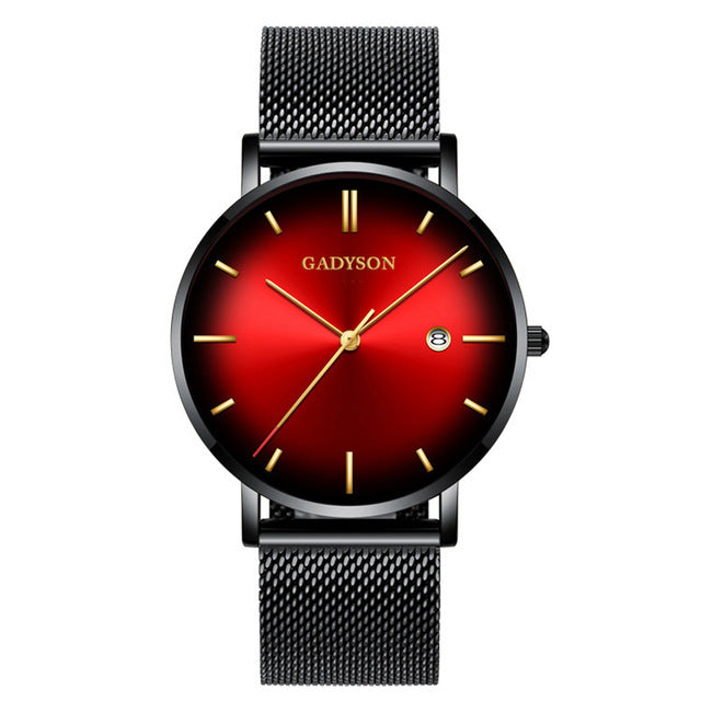 Wrist Watch  Clock Steel Business Classic Quartz Watch For Men