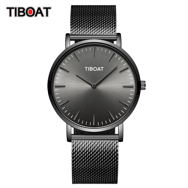 Luxury Quartz Watch Men Casual Slim Mesh Steel Waterproof sports watches
