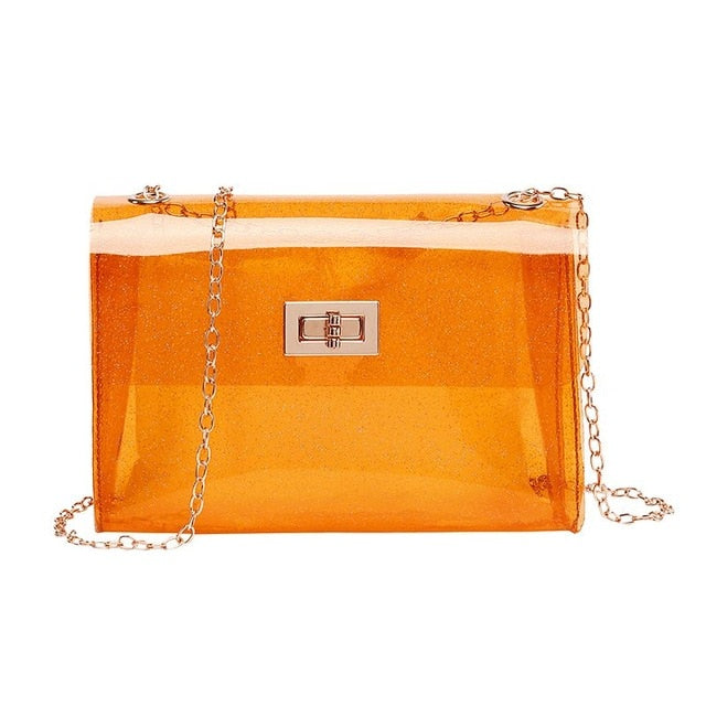 Fashion Women Bags Transparent PVC Clear Jelly Bag
