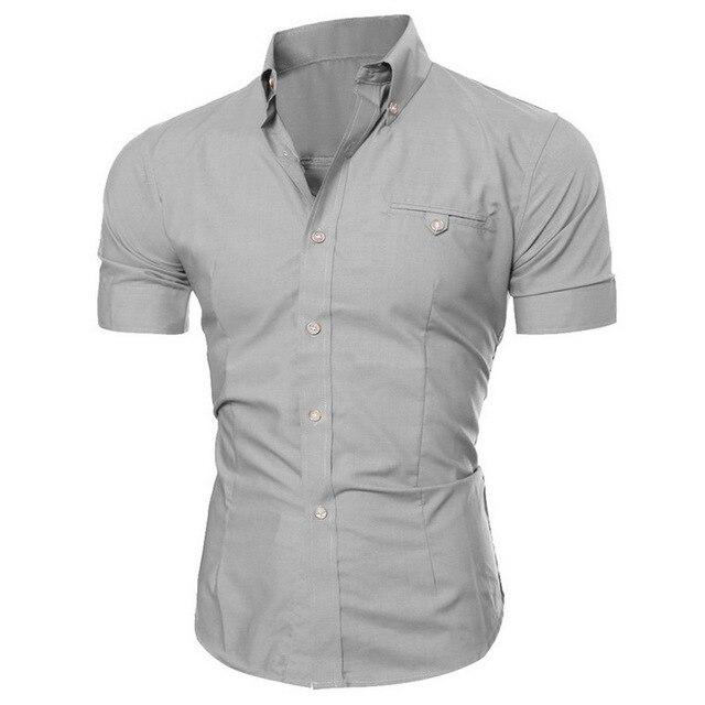 New Summer Fashion Sexy V-Neck Solid Color Buttons Blouse Casual