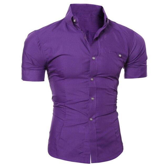 New Summer Fashion Sexy V-Neck Solid Color Buttons Blouse Casual