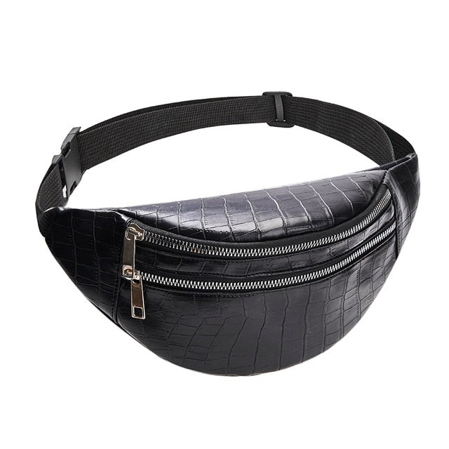 crocodile chest bag