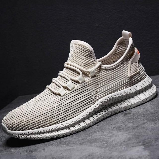 Sneakers Flat New Casual Shoes Comfortable Men Footwear Breathable Mesh Sport