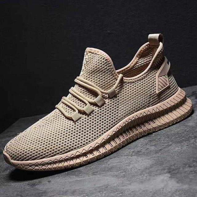 Sneakers Flat New Casual Shoes Comfortable Men Footwear Breathable Mesh Sport