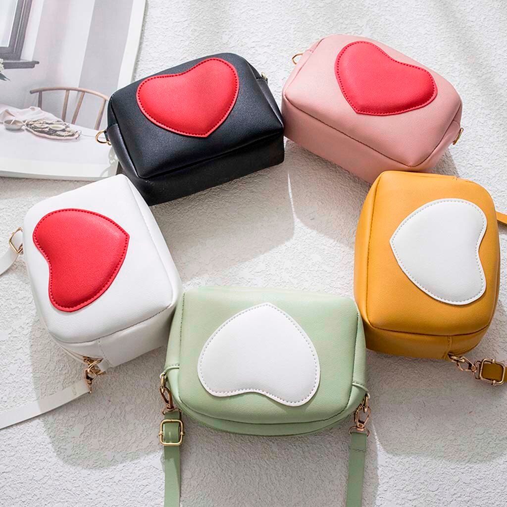 Small Square Heart Bag Fashion Bag