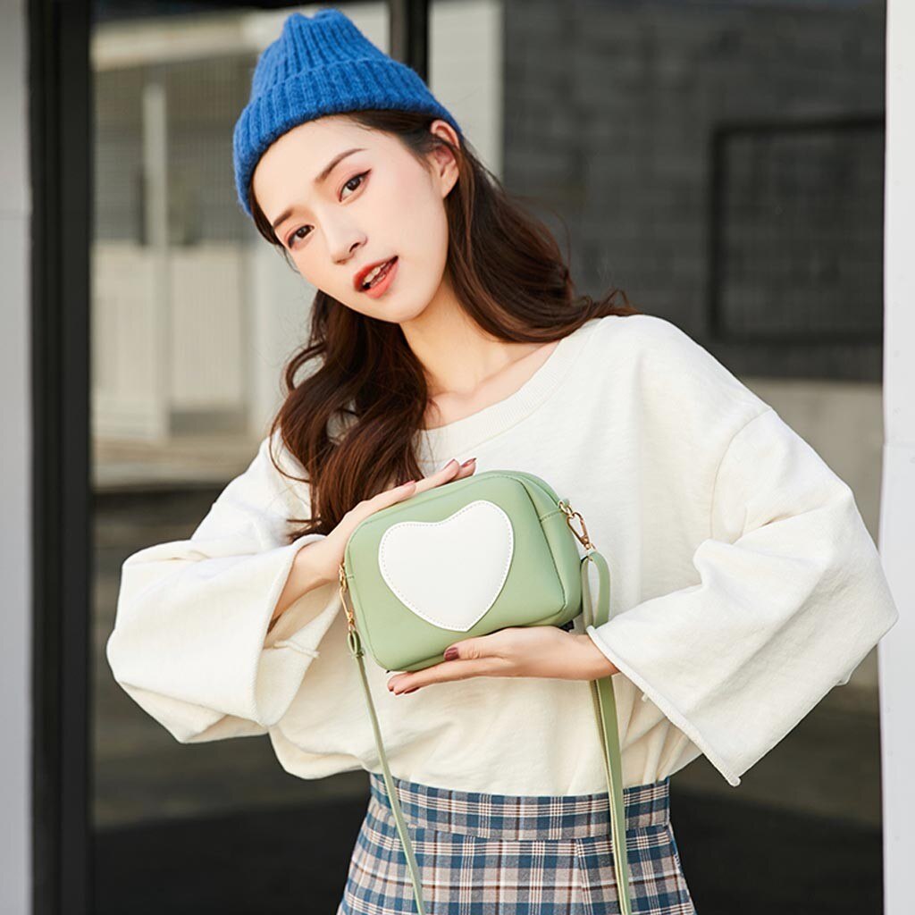 Small Square Heart Bag Fashion Bag