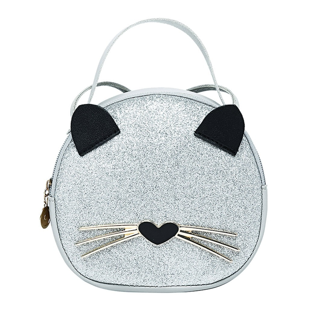 Mini Cross-body women bag Leather Sequin Shoulder Bag
