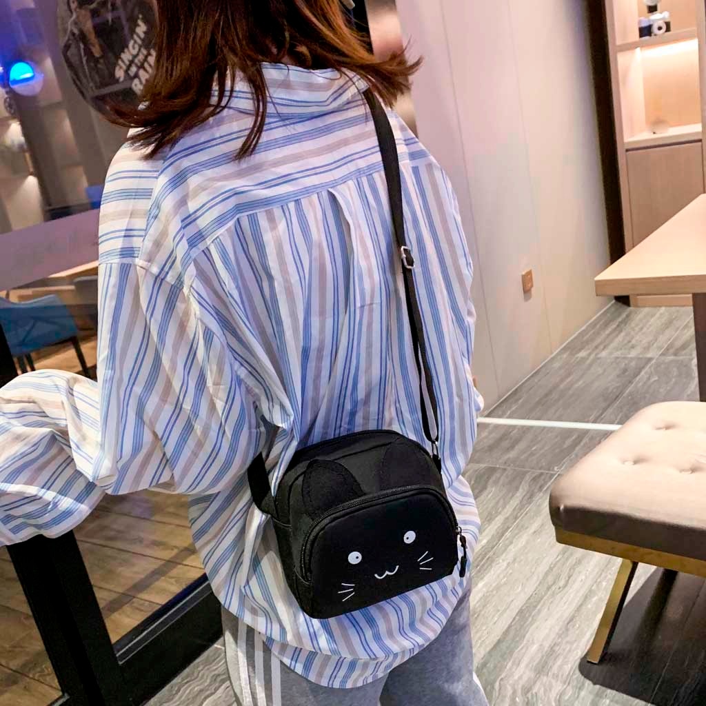 Mini Cross-body women bag Leather Sequin Shoulder Bag