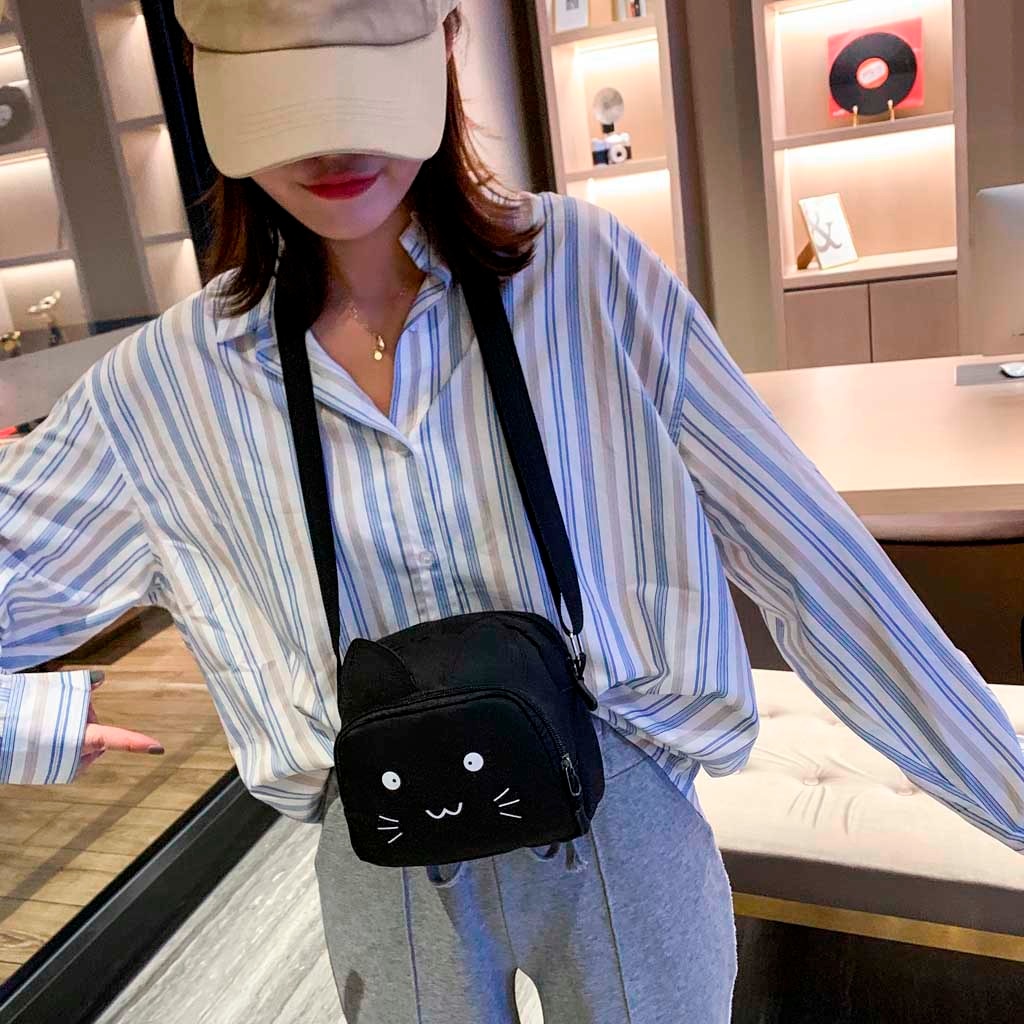 Mini Cross-body women bag Leather Sequin Shoulder Bag