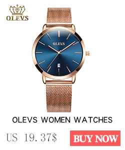 Fashion casual Luxury Dress Genuine Brown Leather Waterproof Wristwatch for Lady