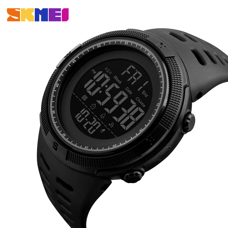 Fashion Sport Watch Men Clock Multifunction Alarm Chrono 5Bar Waterproof Digital Watch