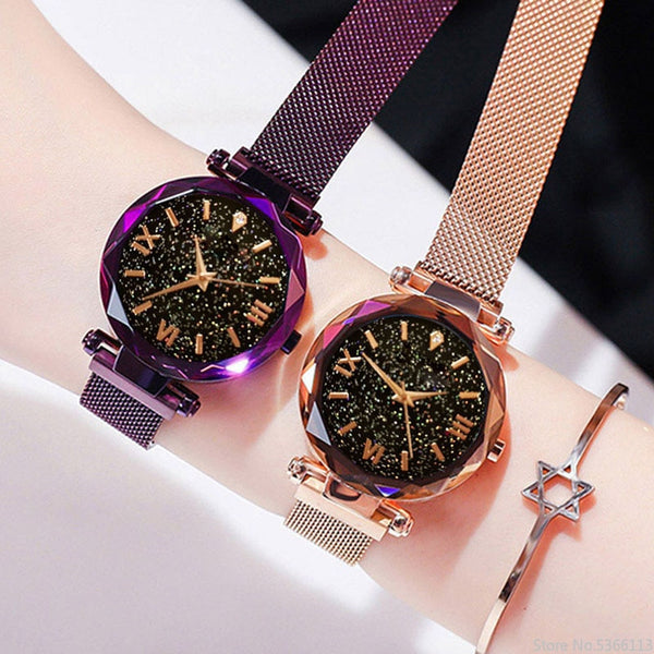 Magnetic Starry Sky Clock Quartz