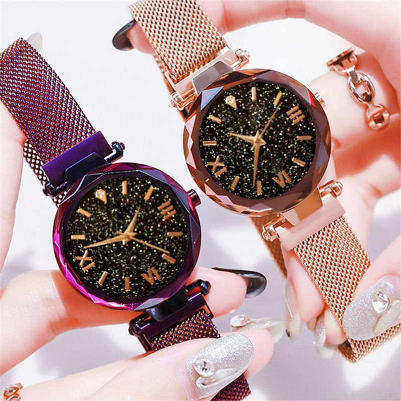 Magnetic Starry Sky Clock Quartz