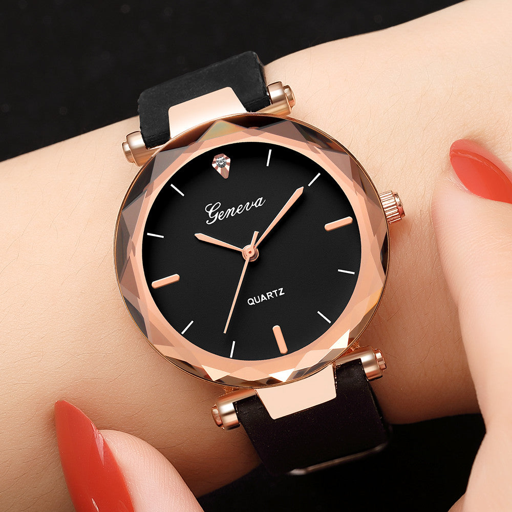 Newest Luxury Brand Geneva Watch Silica Quartz Waterproof