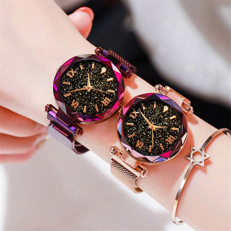 Magnetic Starry Sky Clock Quartz