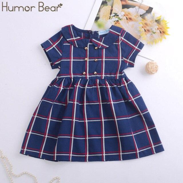 Humor Bear Girl Dresses Chiffon Dots Fashion Clothing Princess Sling Dress