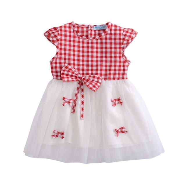 Humor Bear Girl Dresses Chiffon Dots Fashion Clothing Princess Sling Dress