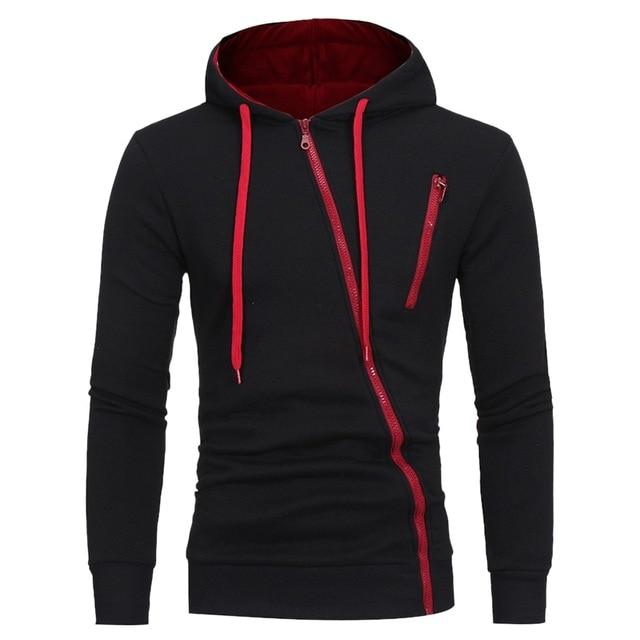 Pullover Sweatshirt Hooded Hoodie Zipper Tops