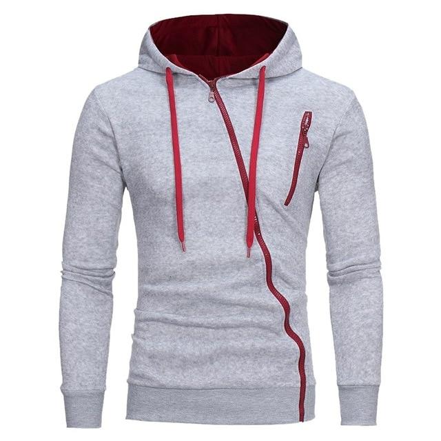 Pullover Sweatshirt Hooded Hoodie Zipper Tops
