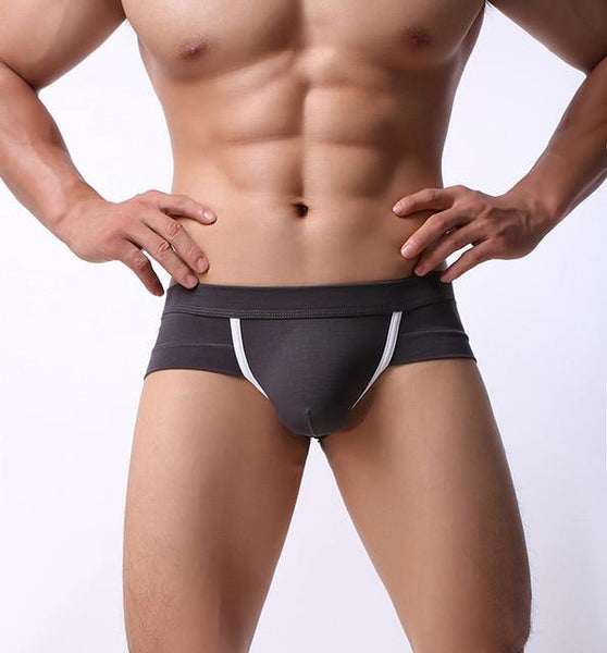 Men Brief Sexy Fashion Modal Solid  Sexy U Convex Size M-2XL 100401